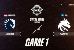 Turnamen M6 – Hasil Team Spirit 1-0 Team Liquid ID, 1 Desember 2024