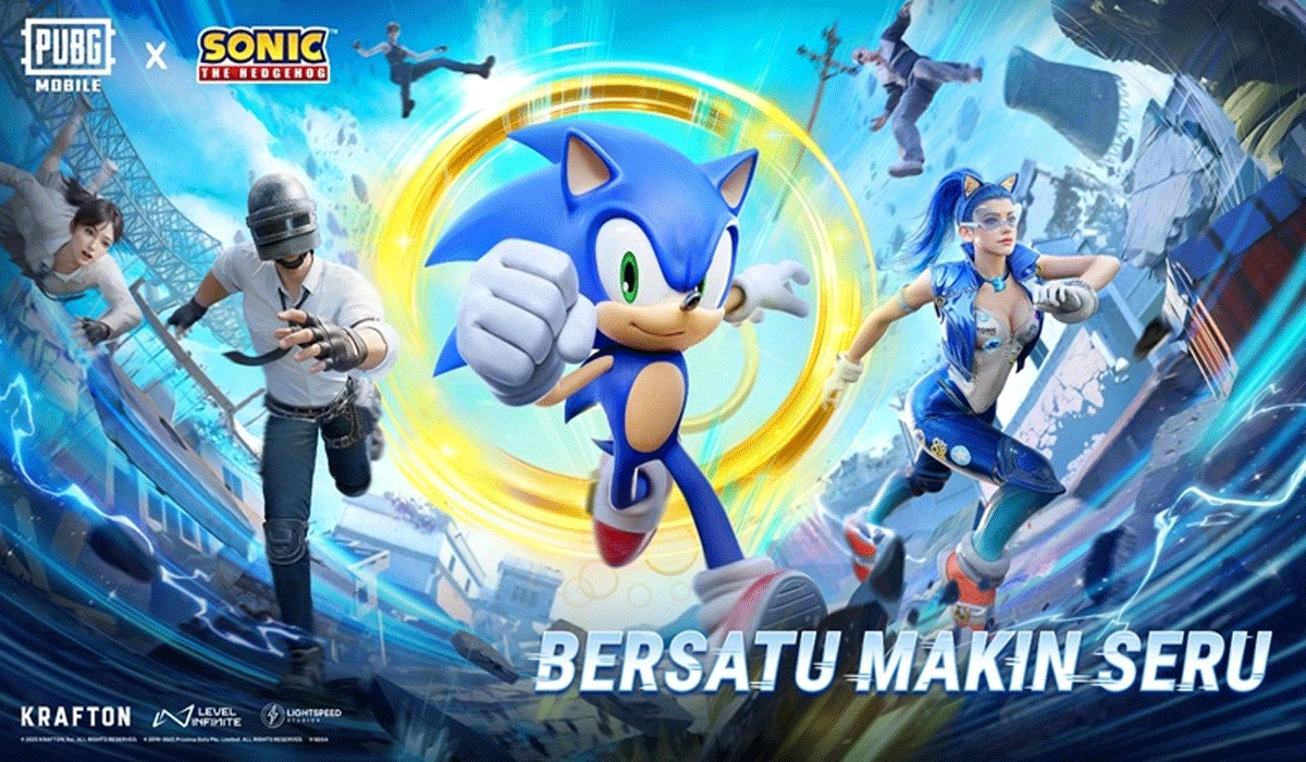 Kolaborasi Epic! PUBG MOBILE Hadirkan Sonic Si Landak Biru Di Battleground